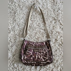 Nine West Women's Brown Animal Print Medium Sized Purse